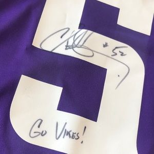SIGNED Minnesota Viking Jersey